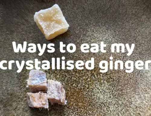 How to make ginger tea with my crystallised ginger